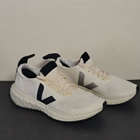 Veja Runner Womens V-Knit Rick Owens Butter Pearl Performance Sneakers Size 7 - Picture 1 of 10